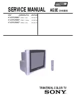 Preview for 1 page of Sony KV-DR29M67 Service Manual