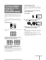 Preview for 21 page of Sony KV-E29MN11 Operating Instructions Manual