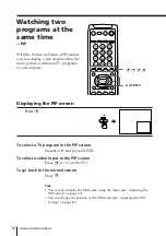 Preview for 14 page of Sony KV-EF29M61 Operating Instructions Manual