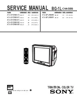 Предварительный просмотр 1 страницы Sony KV-EF29M61 Service Manual