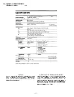 Предварительный просмотр 2 страницы Sony KV-EF29M61 Service Manual