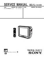 Предварительный просмотр 2 страницы Sony KV-EF29N90 Service Manual