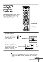 Preview for 17 page of Sony KV-EF34 Operating Instructions Manual