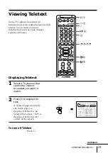 Preview for 23 page of Sony KV-EF34 Operating Instructions Manual