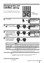 Preview for 29 page of Sony KV-EF34 Operating Instructions Manual