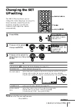 Preview for 33 page of Sony KV-EF34 Operating Instructions Manual