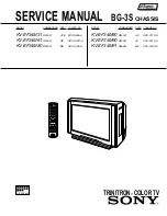 Предварительный просмотр 1 страницы Sony KV-EF34M61 Service Manual