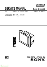 Sony KV-ES29M31 Service Manual предпросмотр