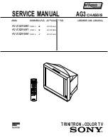 Sony KV-ES29M80 Service Manual предпросмотр