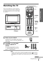 Предварительный просмотр 17 страницы Sony KV-HR36 Operating Instructions Manual