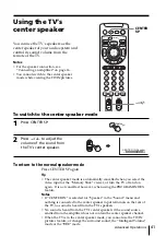 Предварительный просмотр 41 страницы Sony KV-HR36 Operating Instructions Manual