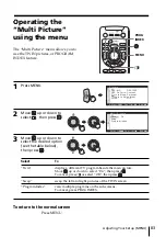 Предварительный просмотр 83 страницы Sony KV-HR36 Operating Instructions Manual