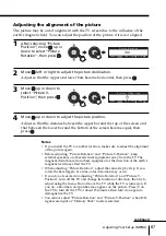 Предварительный просмотр 87 страницы Sony KV-HR36 Operating Instructions Manual