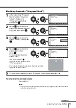 Предварительный просмотр 93 страницы Sony KV-HR36 Operating Instructions Manual