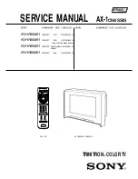 Предварительный просмотр 2 страницы Sony KV-HR36M61 Service Manual