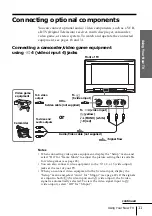 Предварительный просмотр 11 страницы Sony KV-HX32 Operating Instructions Manual