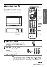 Предварительный просмотр 17 страницы Sony KV-HX32 Operating Instructions Manual