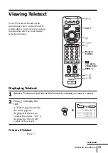 Предварительный просмотр 29 страницы Sony KV-HX32 Operating Instructions Manual