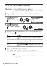 Предварительный просмотр 44 страницы Sony KV-HX32 Operating Instructions Manual