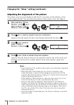 Предварительный просмотр 50 страницы Sony KV-HX32 Operating Instructions Manual