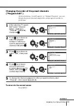 Предварительный просмотр 53 страницы Sony KV-HX32 Operating Instructions Manual