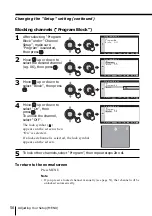 Предварительный просмотр 56 страницы Sony KV-HX32 Operating Instructions Manual