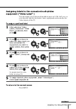 Предварительный просмотр 57 страницы Sony KV-HX32 Operating Instructions Manual