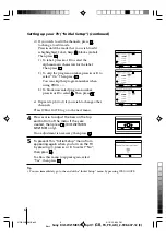 Предварительный просмотр 6 страницы Sony kv-sw14 Trinitron Operating Instructions Manual