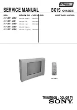 Предварительный просмотр 2 страницы Sony KV-SW14M50 Service Manual