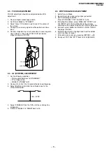 Предварительный просмотр 10 страницы Sony KV-SW14M50 Service Manual