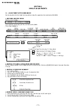 Предварительный просмотр 11 страницы Sony KV-SW14M50 Service Manual