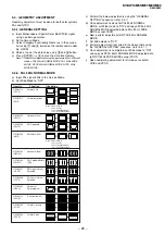 Предварительный просмотр 30 страницы Sony KV-SW14M50 Service Manual