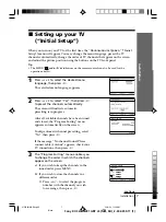 Preview for 7 page of Sony KV-SW25M91 Operating Instructions Manual