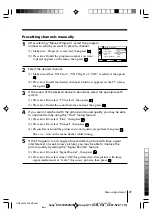 Предварительный просмотр 21 страницы Sony KV-SW292M91K Operating Instructions Manual