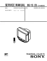 Preview for 1 page of Sony KV-T21PF1 Service Manual