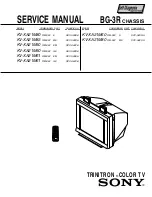 Предварительный просмотр 1 страницы Sony KV-XA21M50 Service Manual