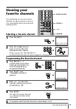 Предварительный просмотр 19 страницы Sony KV-XA21M60 Operating Instructions Manual