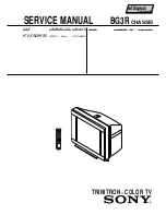 Sony KV-XA29K90 Service Manual предпросмотр