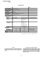 Preview for 2 page of Sony KV-XA29K94 Service Manual