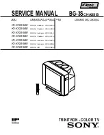 Sony KV-XF25M30 Service Manual предпросмотр