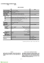 Предварительный просмотр 2 страницы Sony KV-XF25M50 Service Manual