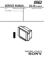 Sony KV-XF34K94 Service Manual предпросмотр