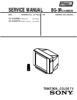 Sony KV-XG25M8J Service Manual предпросмотр