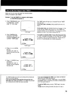 Предварительный просмотр 19 страницы Sony KV20TS30 Operating Instructions Manual