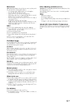 Preview for 13 page of Sony KXL-40ZX1 Bravia Operating Instructions Manual