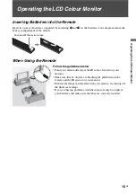 Preview for 15 page of Sony KXL-40ZX1 Bravia Operating Instructions Manual