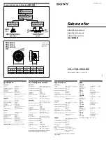 Preview for 1 page of Sony L1036 Installation/Connections