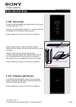 Предварительный просмотр 17 страницы Sony L39h Test Instructions