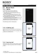 Предварительный просмотр 24 страницы Sony L39h Test Instructions