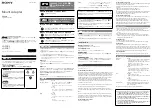Sony LA-FZB2 Operation Manual preview